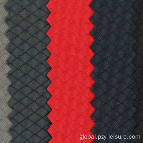 Stain Resistant Luggage Fabric 210D Diamond lattice nylon Oxford fabric for luggage Supplier